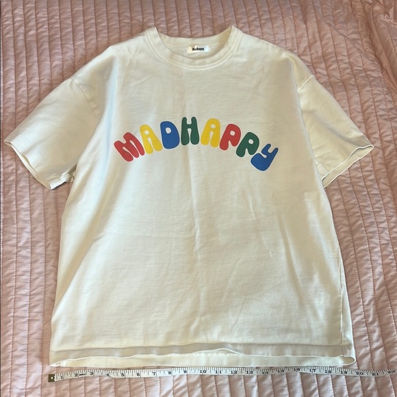Madhappy Tops - Madhappy Lettered Short Sleeve Tee